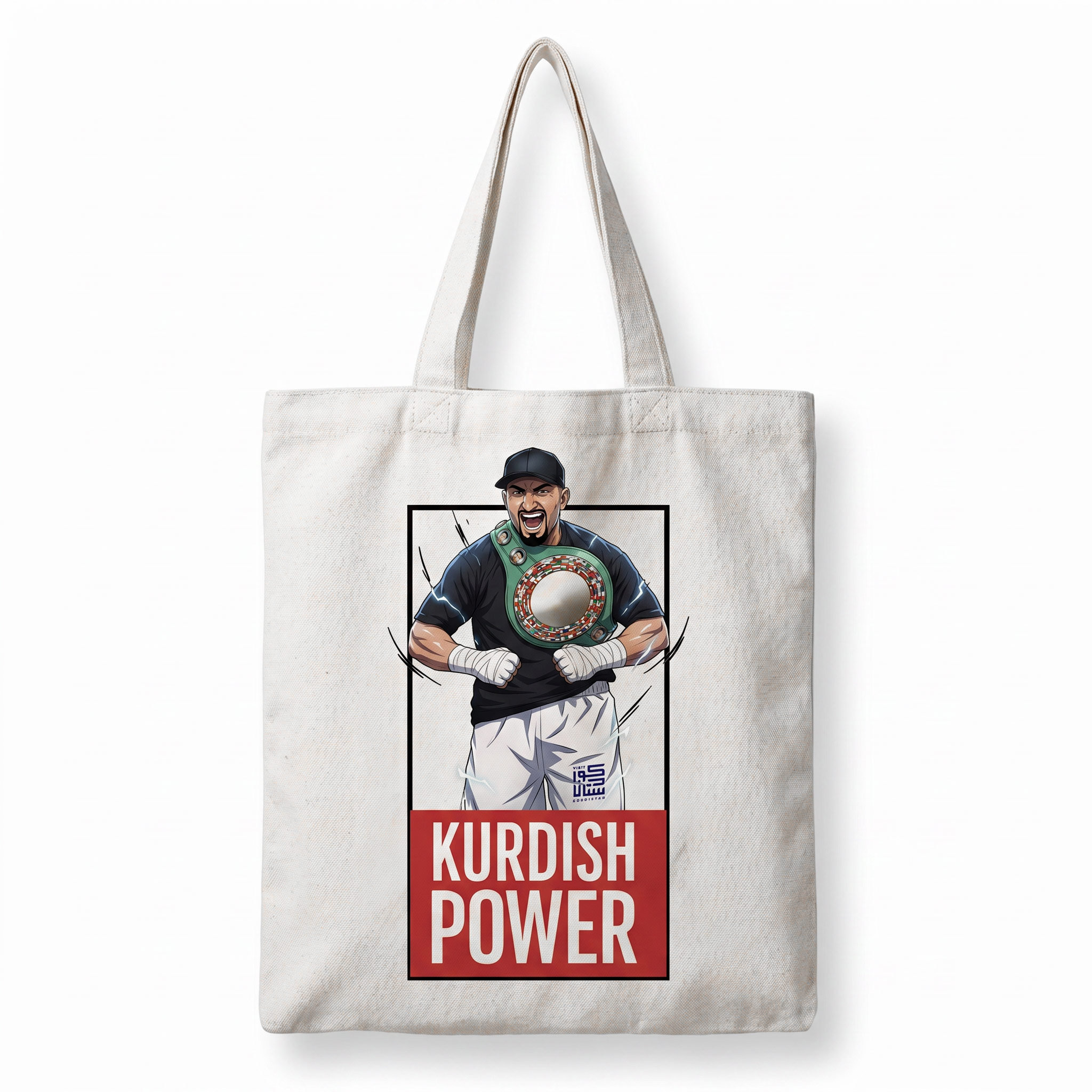 Agit Kabayel - "Kurdish Power" Comic Tote Bag