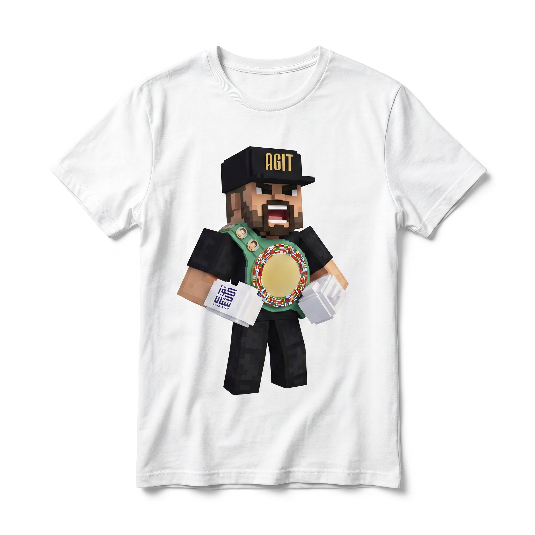 Agit Kabayel - Angry Block Shirt [white]