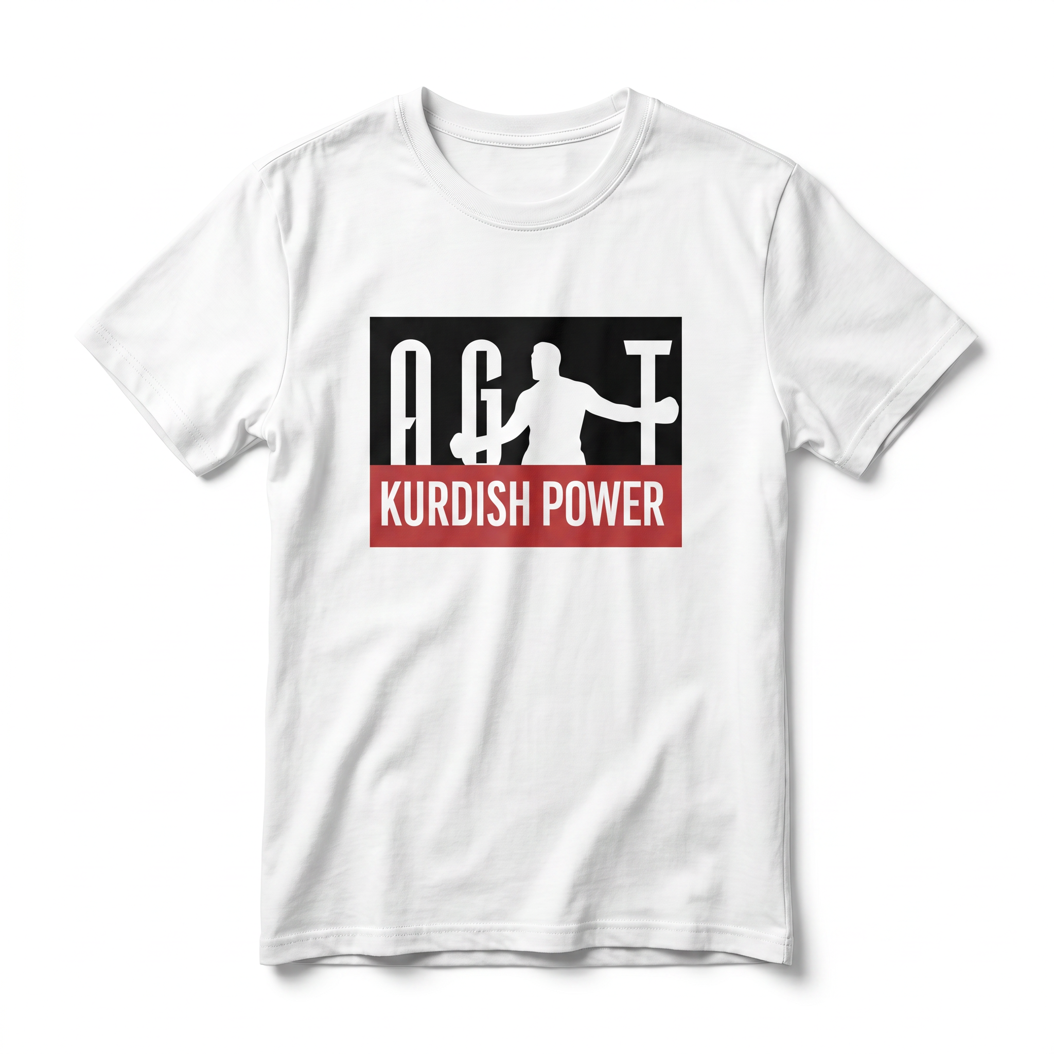 Agit Kabayel - "Kurdish Power" Shirt [white]