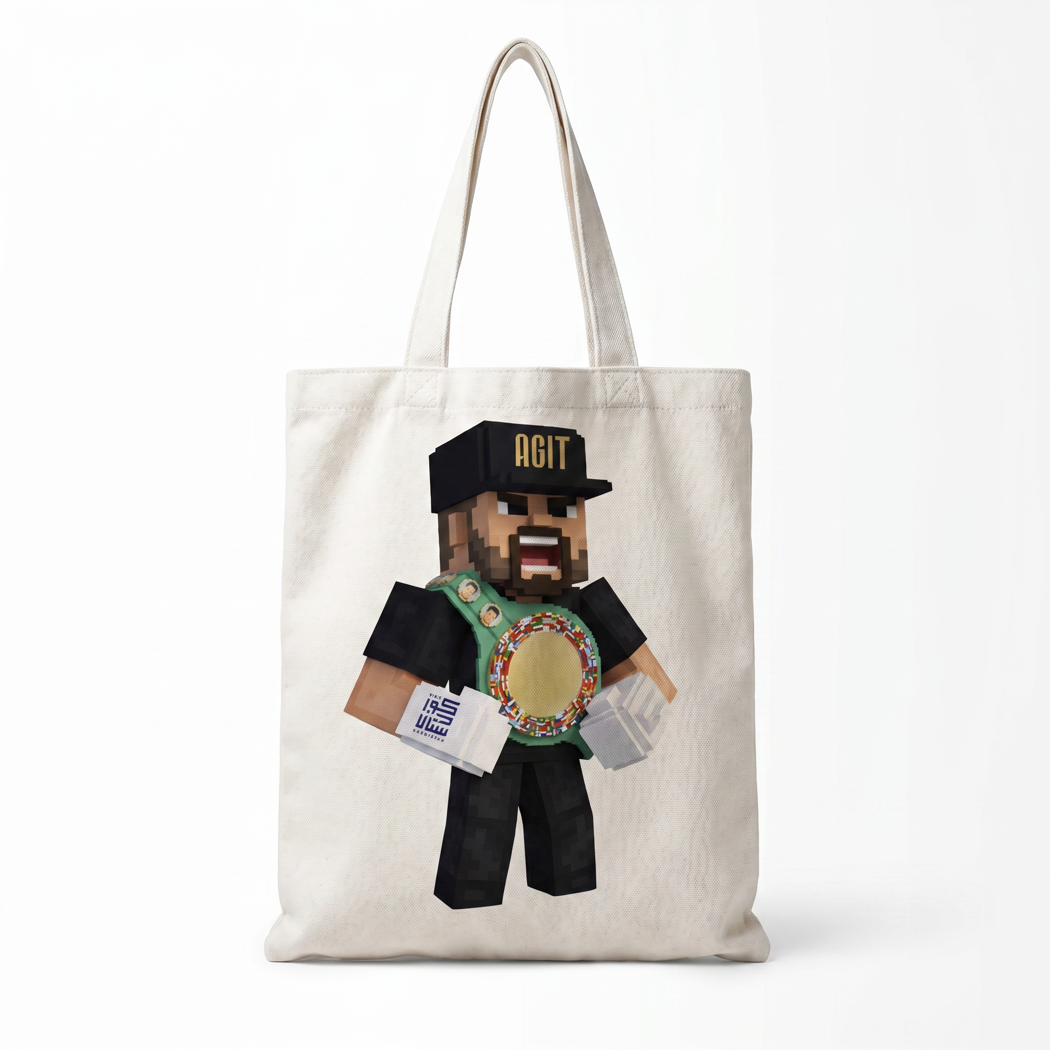 Agit Kabayel - Angry Block Tote Bag